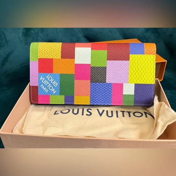 Louis Vuitton 3D Brazza Damier multi color wallet - Picture 2 of 6